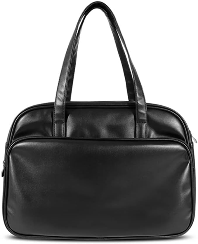 Soft PU Leather Women Laptop Bag Portable Notebook Carrying Case Briefcase Fashion Lady Travel Handbag(D)
