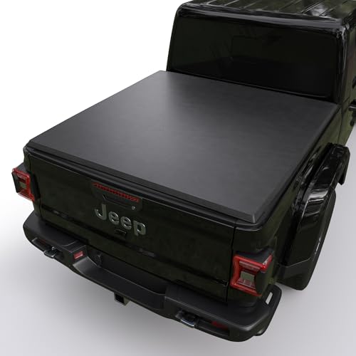 Image of Truck Bed Tonneau Cover Compatible with 2020-2026 Jeep Gladiator