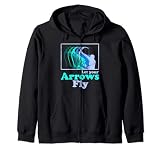 Tiro Con Arco, Arquero, Tiro Con Arco, Arco Y Flecha Sudadera con Capucha