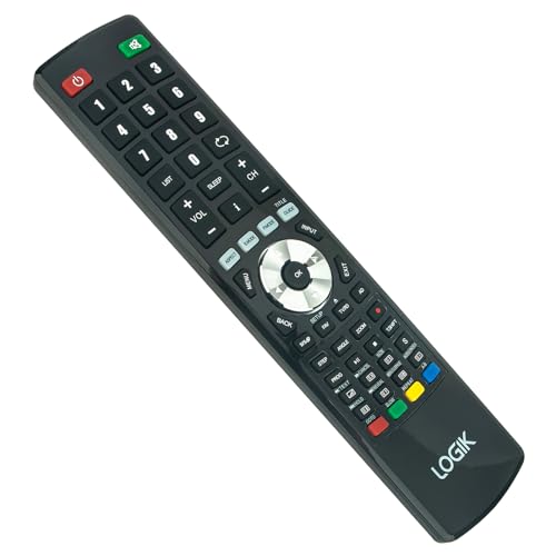VINABTY Replacement Remote Control Compatible with Logik TV L19DVDB10 L22DVDB10 L24DVDB19 - Image 3