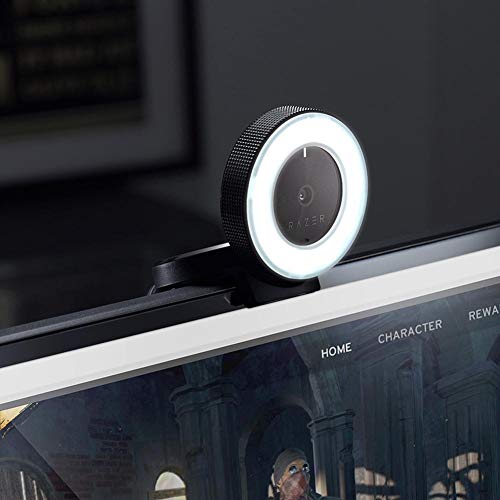 Image of Webcam Web Cam Razer Kiyo Autofocus Ring Light Computer Online Streaming Webcam w /Mic