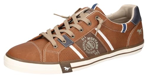 Preisvergleich Produktbild MUSTANG Herren Sneaker Braun, Schuhgröße:EUR 45