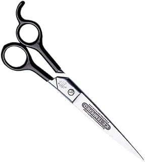 Carbon Steel Small Pet Fillipino 88B Straight Shears with Plastic Coated Handles, 8-1/4-Inch