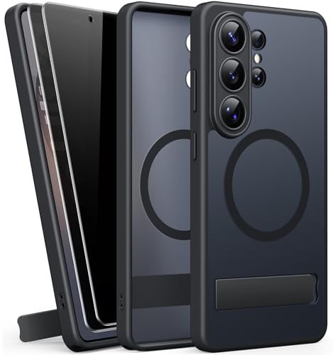 Coque Samsung S26 Ultra antichoc magnétique dotée d'une béquille arrière