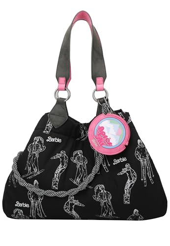 Sac épaule femme Fritzi Izzy Medium Apres Ski noir cabas bouton pression 43cm