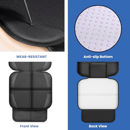 image for Meolsaek Car Seat Protector, Seat Protector for Child Car Seats with N