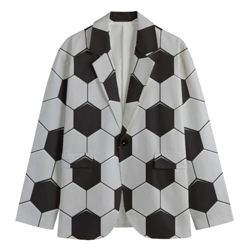 St. Patrick's Day Shamrock Pattern Print Fun Novelty Blazer