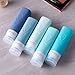 INSFIT Travel Bottles for Toiletries, TSA Approved 3oz Travel Size Toiletries, BPA Free Leak Proof Squeezable Silicone Tubes Travel Essentials for Shampoo Conditioner Lotion Soap
