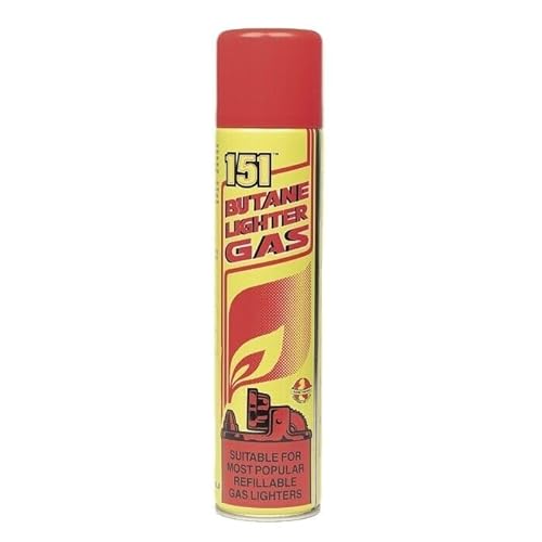 Gas 250ml Butane Gas Fuel Lighter Refill Ideal for BBQ, Camping, Kitchen & Cooking Lighter Gas Refill Lighter Fluid Bottle