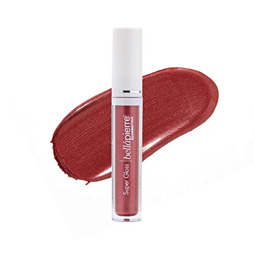 Bellapierre New Super Gloss | Richly Pigmented Mineral Lip Gloss | 100% Natural Formulation | Non-Toxic And Paraben Free | Long Lasting Nourishing Color - Merlot #TOP3