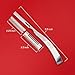 RED by Kiss Stainless Steel Hair Saper, Shaving Razor Blades Edge Trimmer Hair Removers for Men, Blades Hair Shaver (Hair Shaper with Guides)