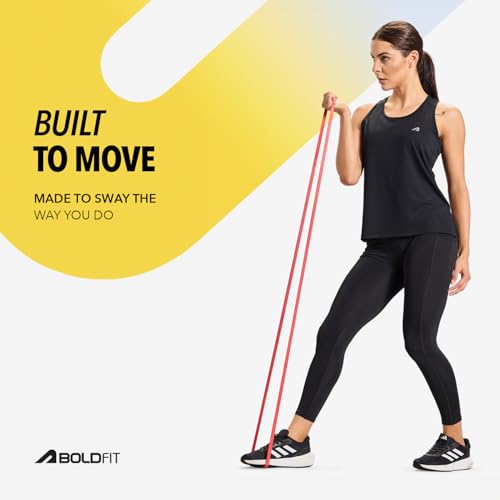 Image of Boldfit Polyster Gym Tank Tops for Women Sleeveless Workout Vest for Women & Girls | Lightweight Activewear for Running, Sports & Gym, Polyester, Regular Fit