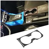 Car Water Cup Holder Panel Cover Trim Accessories Compatible for Polaris Slingshot 2020 2021 2022 2023 ABS Car Decorate Cover Trim Accessories (Carbon Fiber)