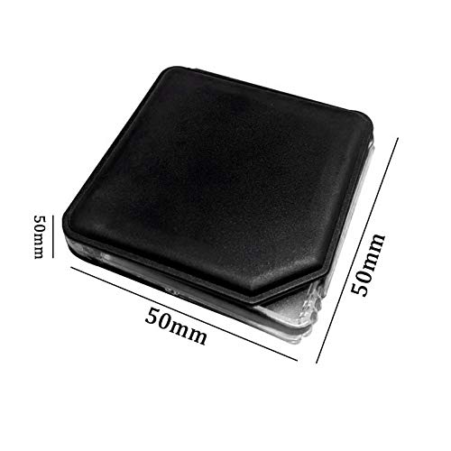 EUQKKWLOY Vergrößerungsgläser, Handlupe, Faltbare Schmucklupe, quadratische Leselupe, 10-fache Vergrößerung, tragbare Lupe, 50-mm-Taschenlupe zum Ausziehen, das Neue