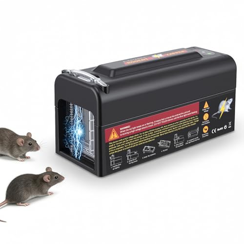 Electric Rat Trap – Heavy-Duty Electronic Pest Trap for Mice, Hamsters and Voles