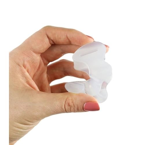 Correct Toes – Bunion Corrector, Toe Separator & Toe Spacers for Men and Women, Unisex, Clear, Medium