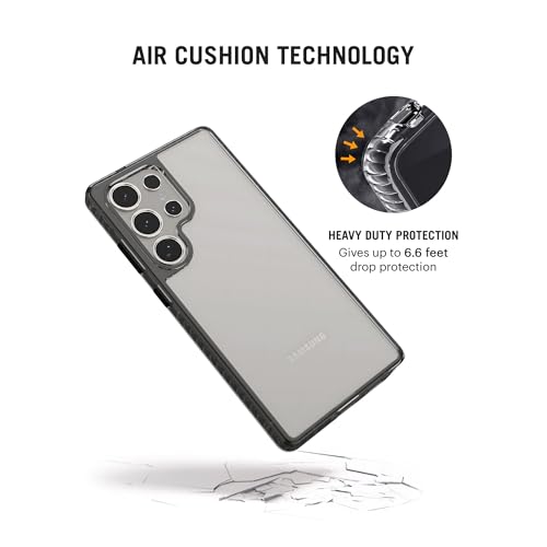 Image of DailyObjects Case for Samsung Galaxy S25 Ultra, Drop Protection TPU Stride 2.0 Clear Slim Shockproof Back Cover