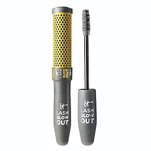 IT-Cosmetics-Lash-Blowout-Mascara-Black-Lifts-Volumizes-Separates-Lashes-Unique-Wand-Developed-with-Drybar-Contains-Biotin-024-fl-oz IT Cosmetics Lash Blowout Mascara, Black - Lifts, Volumizes & Separates Lashes - Unique Wand Developed with Drybar - Contains Biotin - 0.24 fl oz
