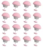 Ayushicreationa Duvet Clips, Duvet Cover Clips, Sheet Button Fasteners, Mushroom Quilt Fixing Pins, Anti-Slip Bed Sheet Holders, Bedding Accessories for Blanket & Comforter | Pink, Pack of 12