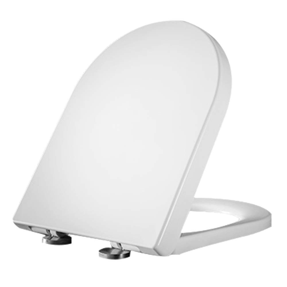 Siège de Toilette WC à Fermeture Lente et Douce Matériau Antibactérien