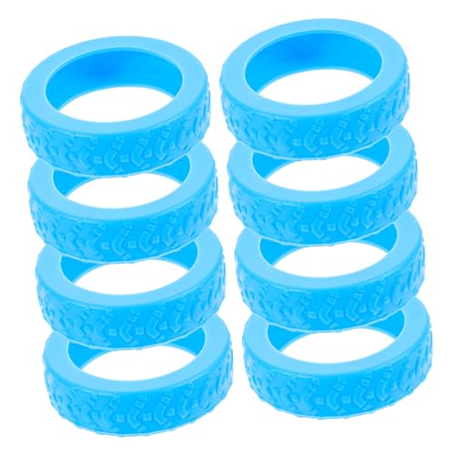 8pcs Silicone Luggage Wheel Protectors for Suitcase Noise-reducing Wheel Covers Travel Accessories Easy Installation Fits Wide