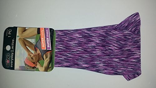 Scunci Everyday & Active Wide Headband Purple