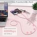 100W USB C Multi 3 in 1 Smart iWatch Charge Cable for iPhone/Apple Watch, Type C PD Fast Charge iWatch Charger Cable for W-atch Series 10/9/8/7/6/5/4/3/2/SE/Ultra 2/iPhone 16/15/14/iPad/Samsung-Pink