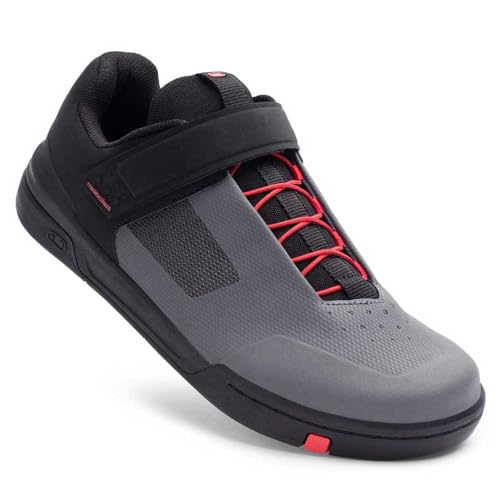 Crankbrothers Unisex Stamp Speed Lace Mountain-Biking-Shoes, Grey/Red, 11 US Men