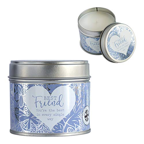 Arora Said with Sentiment-Candle in A Tin Best Friend, Multicolour, One Size