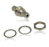 3,5 mm hembra a hembra 3,5 mm estéreo de conector Jack hembra adaptador de montura de placa llaves de vaso chasis