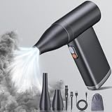 エアダスター ブロワー 洗車【170000RPM超強力・9000mAh】超強力 無階段風力調整 最大8H連続使用 LED付き 送風＆掃除兼用 USB充電式 多用途(旅行用/PC 掃除/キーボード/車内/エアコン/洗車用など) アウトドアに 収納袋付き (黒)