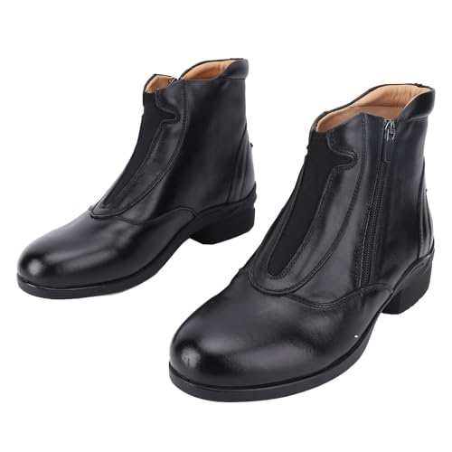 Botas de Paddock Antideslizantes y Transpirables para Hombres y Mujeres, Equitación hasta el Tobillo con Cremallera, Equitación para Todas Las Estaciones, Material EVA (Talla 40)