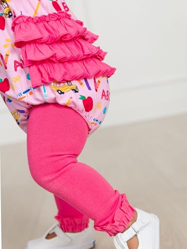 Image of RuffleButts Baby /Toddler Girls Footless Ruffled Tights