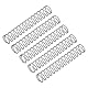 QUARKZMAN 5 Stück Druckfeder, 0.8 x 8 x 50 mm Druckfedern Feder Federn Zugfeder Zugfedern Spring Spiralfeder Spiralfedern Sprungfeder Stahlfeder 304 Edelstahl, Silber