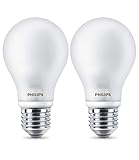  Philips LED Lampe ersetzt 6 W (entspricht 40 W Glühlampe), E27, 2700 Kelvin warmweiß, 470 Lumen