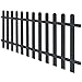 Produktbild Festnight WPC Lattenzaun Gartenzaun Zaun 200 x 80 cm Grau