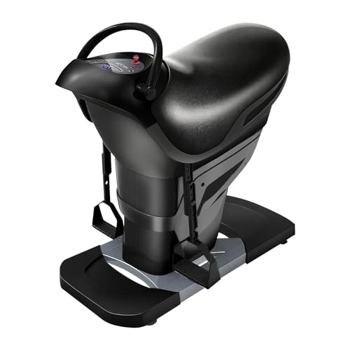 110V Electric Horseback Riding Simulator Abdominal Exercise Health Fitness Digital
