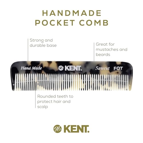 Kent Set Peines para Hombre, 82T X-Small, Dientes Finos miniatura 6