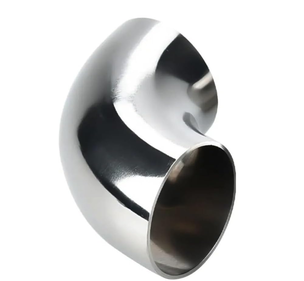 Fefef One Color 304 Stainless Steel 90 Degree Elbow Pipe Fittings - Sanitary Welding, O/D 12.7-108Mm, Food Grade(57Mmx2mm)