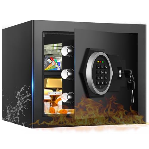 Small Fireproof Waterproof Digital Safe with Alarm