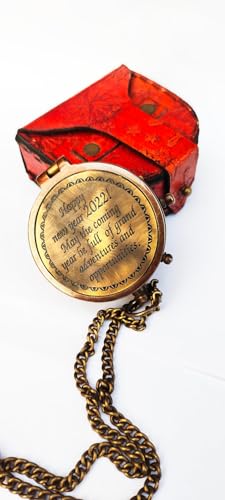 Brújula personalizada de latón grabada, regalo para padrinos, brújula personalizada miniatura 4