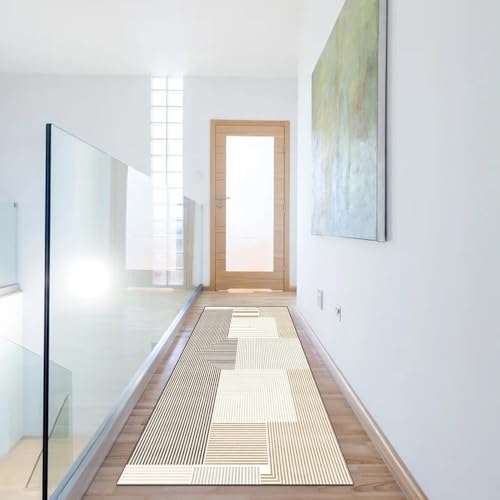 Alfombras modernas lavables y antideslizantes para cocina y pasillos largos 6