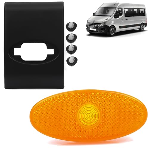 ROBUST Left Door Moulding Strip Panel and Side Marker Lamp for Nissan NV400 Opel Vauxhall Movano B Renault Master III Mk3 261B00001R 4419475 93197564
