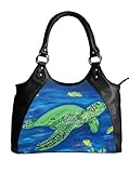 Sea Turtle Veganes Leder Retro Tasche