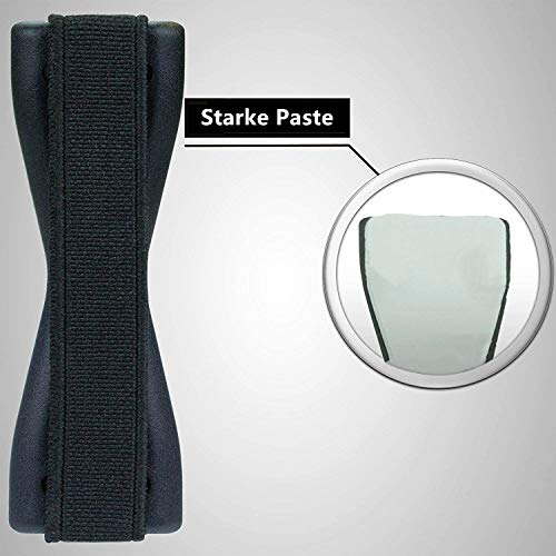 VOARGE 3 stuks premium smartphone-vingerhouder, zelfklevende mobiele telefoonhouder, smartphonehouder, selfie mobiele telefoonhouder, handgreep met één hand, zwart - Afbeelding 8