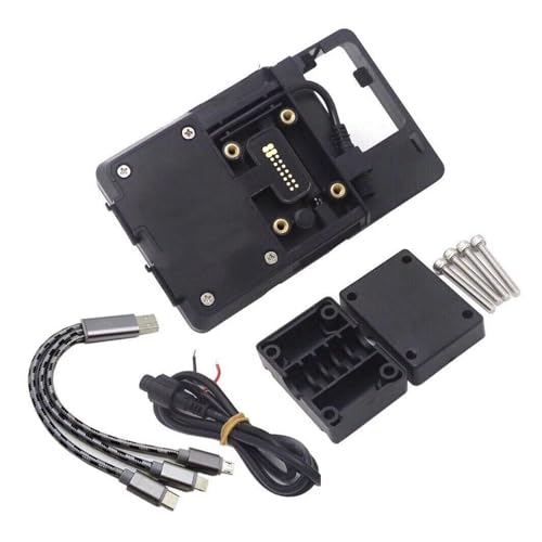 Support de navigation moto pour téléphone portable sur BMW F 750 GS en voyage