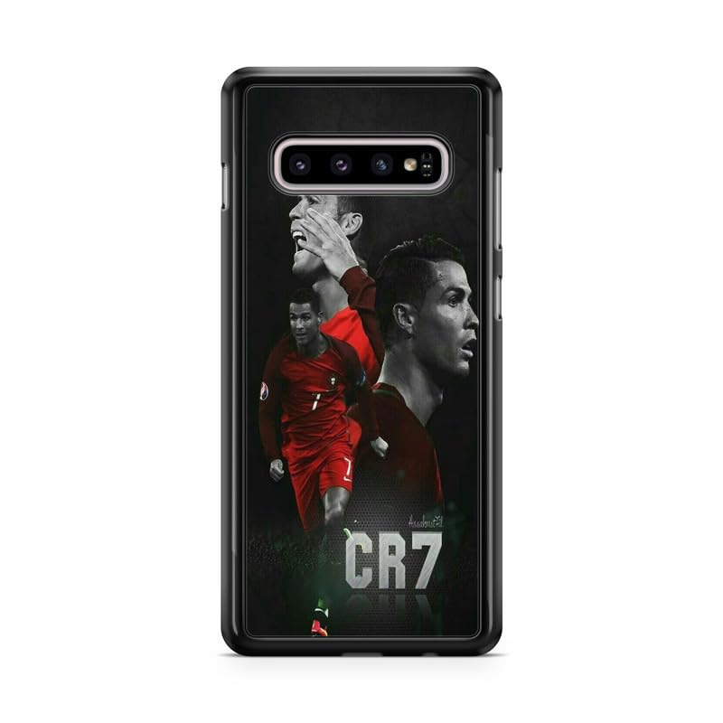 Carcasa compatible con Huawei P Smart 2019 – Cristiano Ronaldo – Icono de Fútbol – Sublimación HD – Silicona Negro – Carcas‑en-Lolie