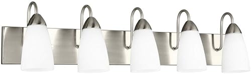 Miniatura 2 de Sea Gull Lighting 4420205-962 Seville - Lámpara de pared y baño, acabado níquel cepillado