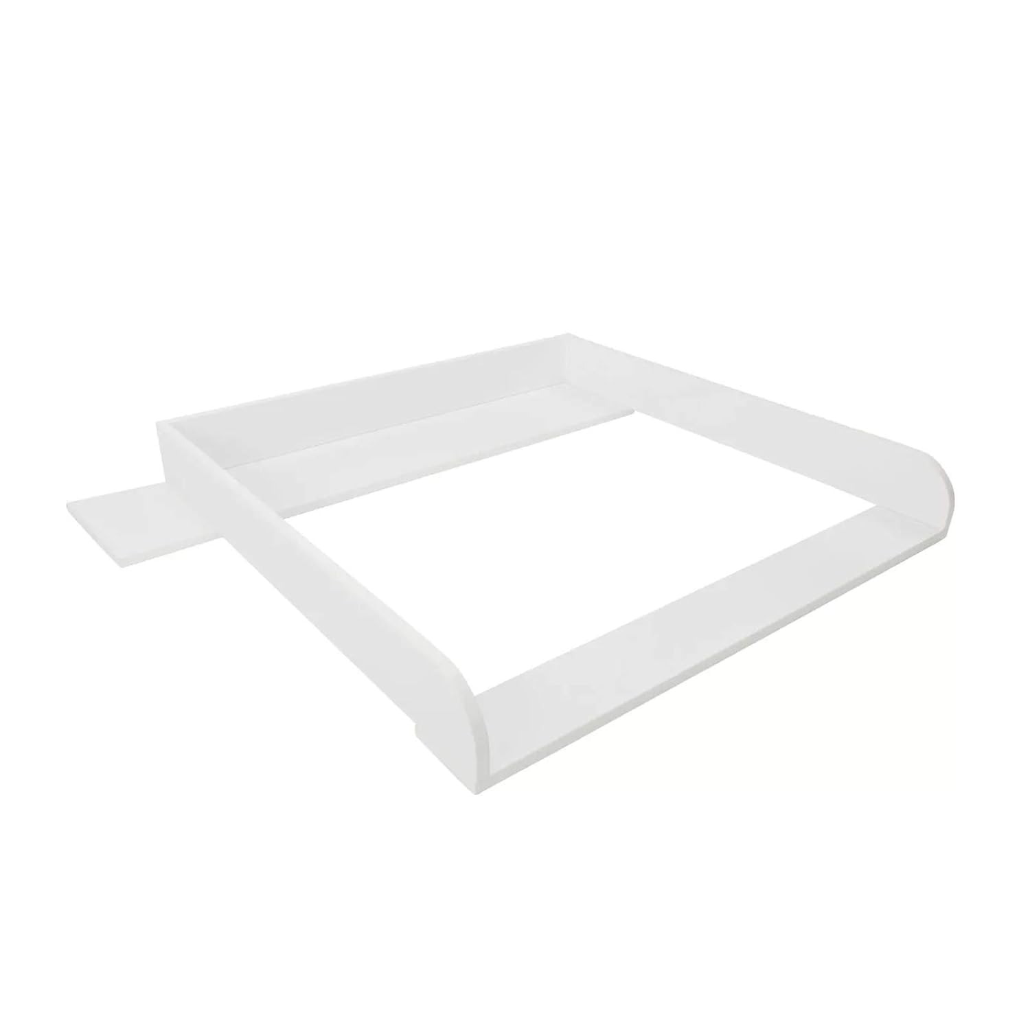 Puckdaddy® Lijan | Wickelaufsatz für IKEA Hemnes Kommode | DIY Wickelkommode 108x10x80 FSC® Holz | Weiß | Baby Erstausstattung