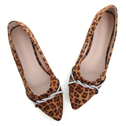 Image of Stunner Womens Flats Fashion Pointed Toe Bowknot Ballet Flats Cute Slip On Dress Flats Comfortable Party Wedding Flats2